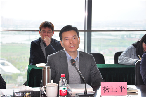 江北区杨正平区长一行莅临betway西汉姆联传感调研指导工作