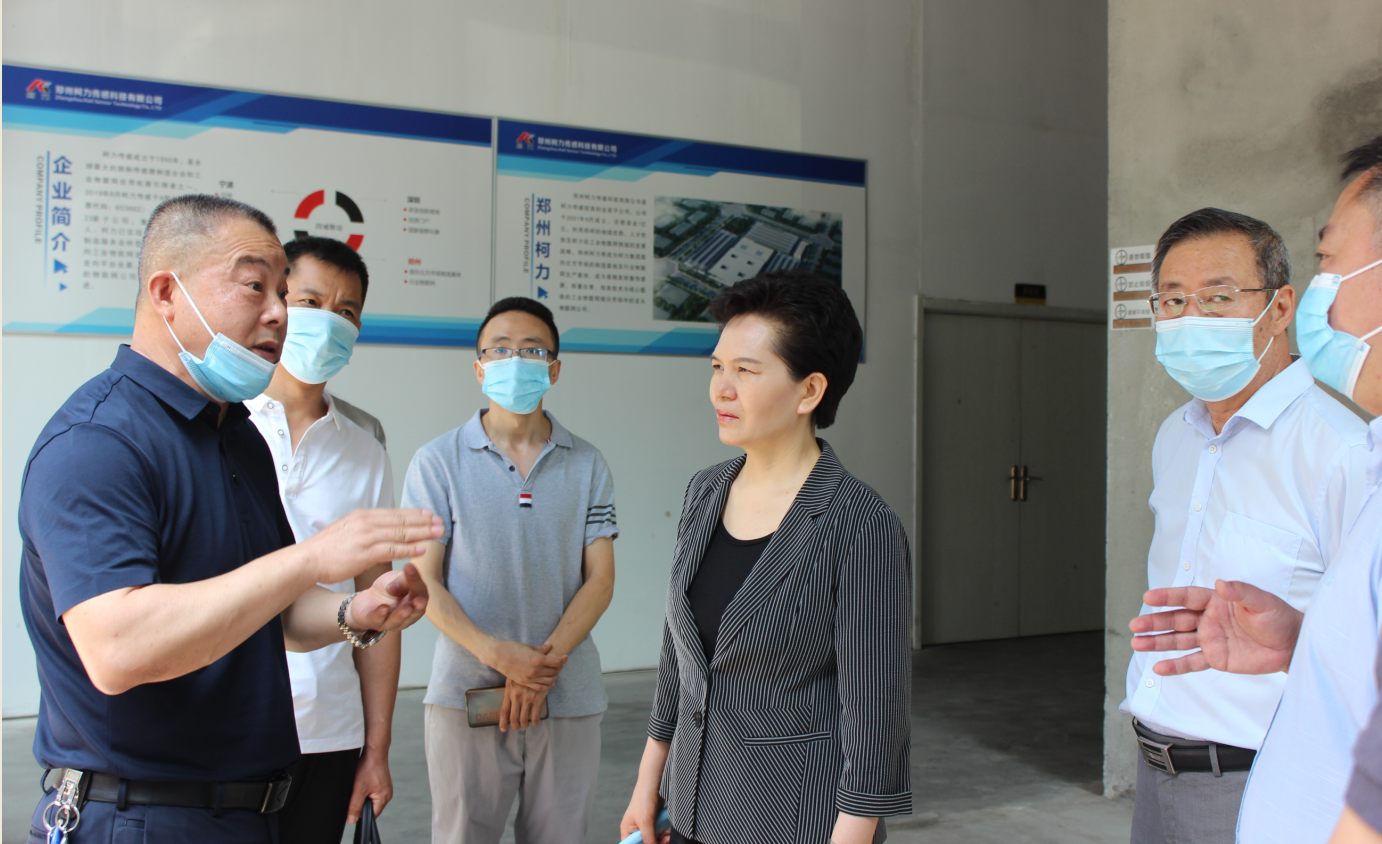 郑州市政协副主席薛景霞对郑州betway西汉姆联做调研工作